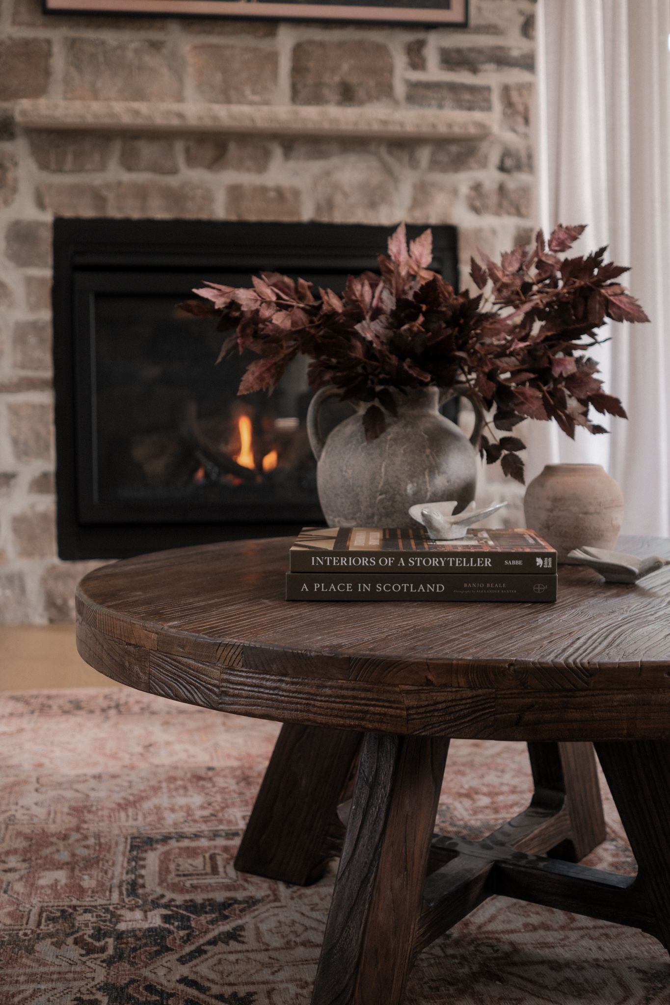 Lennon Round Coffee Table 4 - b - FURNITURE - coffee table - round Hauer Market