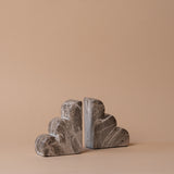 Marbled Scallop Cement Bookend Set