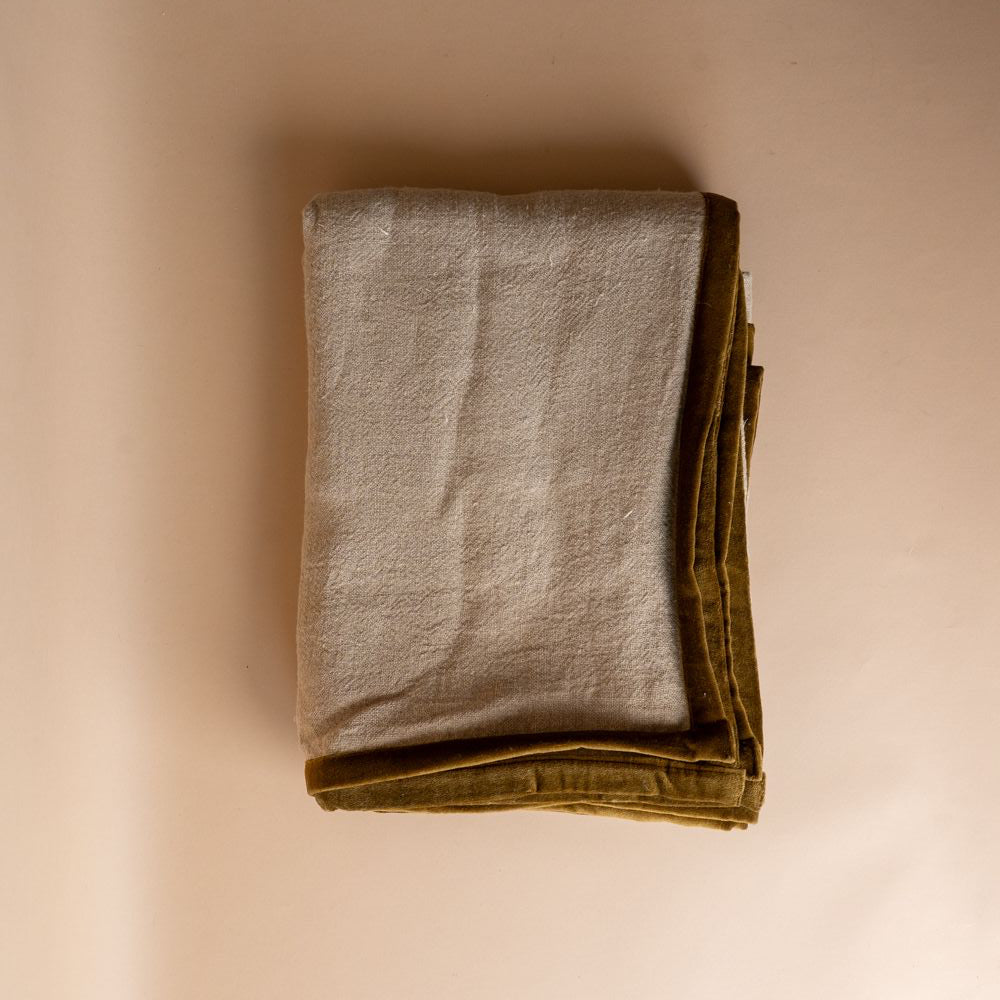 Velvet Trim Bed Blanket blanket Indaba