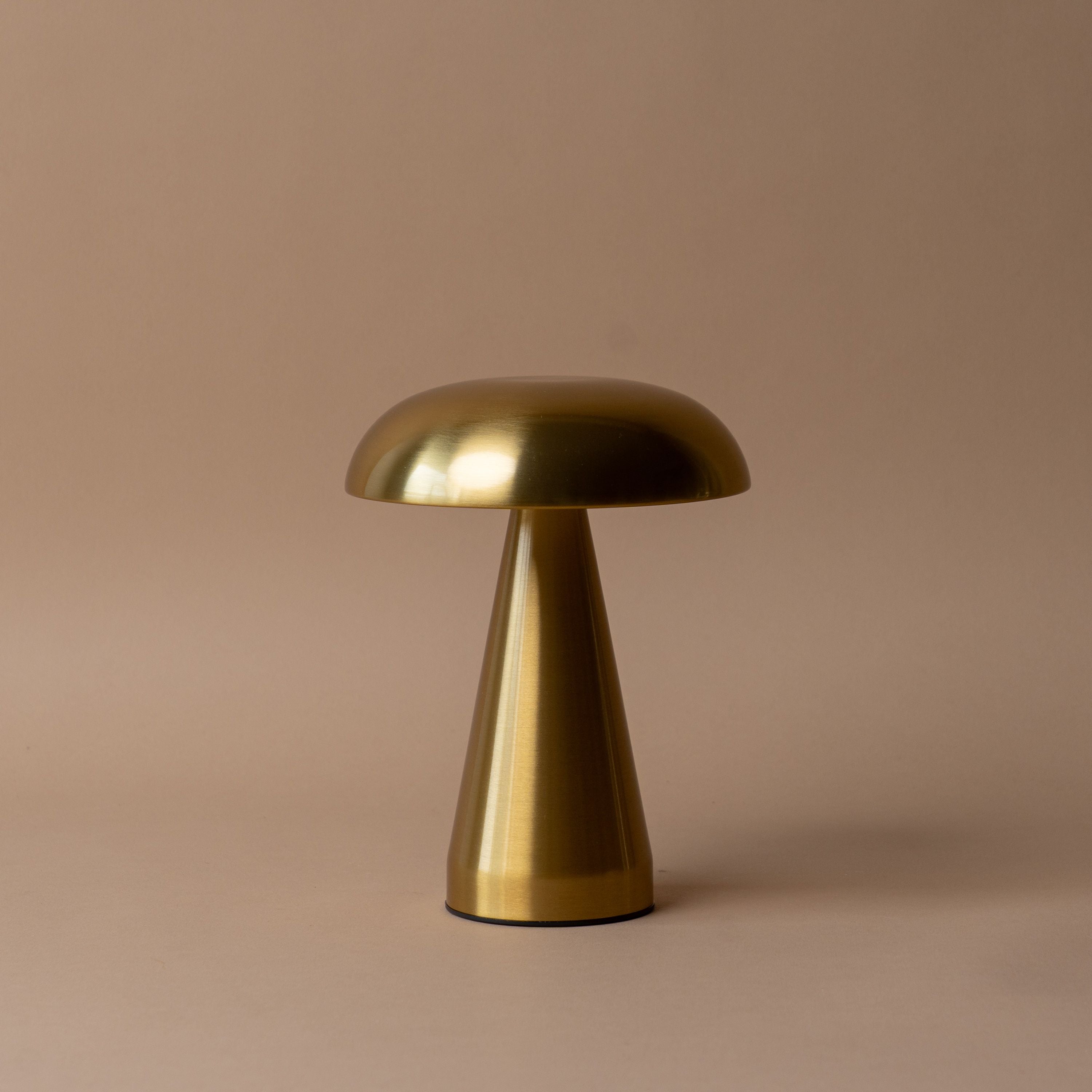 Mushroom Shape Table Lamp Table Lamps Abbott Collection Gold