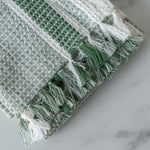 Waffle Dish Towel - Green - Rug & Weave