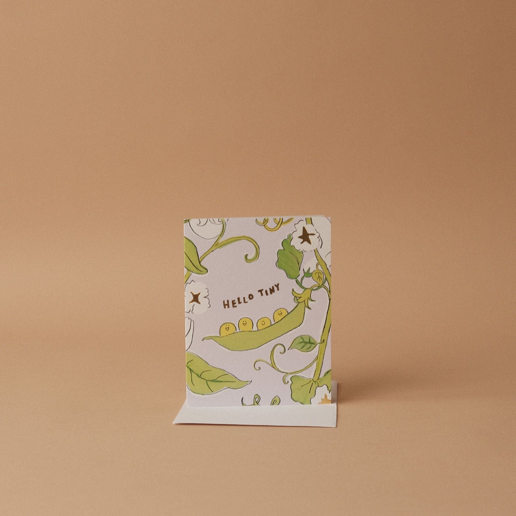 Baby Peas Card greeting card Halfpenny Postage (Faire)