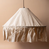 Skirted Fabric Pendant Light