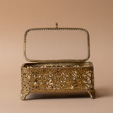 Filigree Mirrored Storage Box