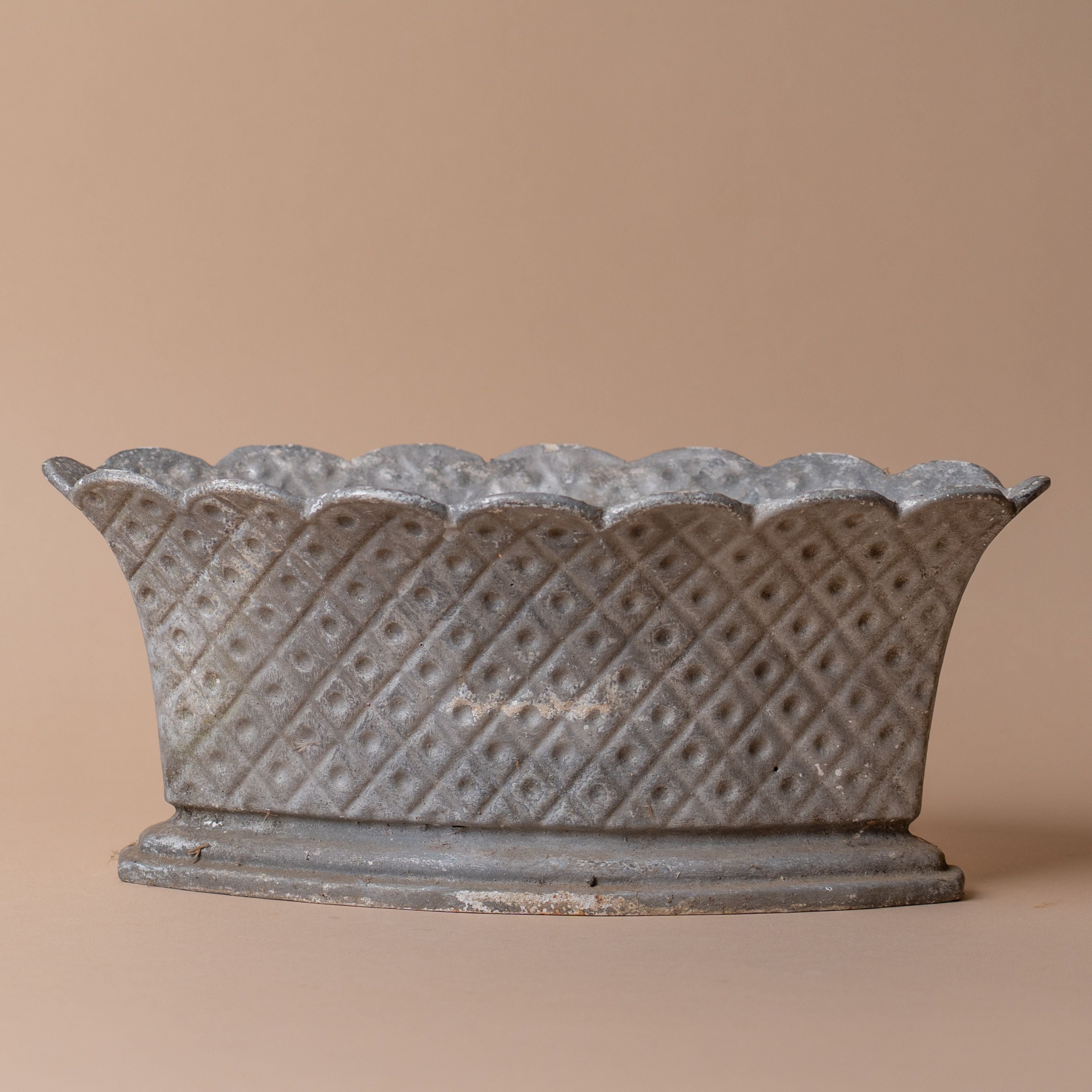 Antique French Plant Trough VINTAGE - pot Rug and Weave Small