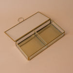 Glass & Brass Display Box decorative box Creative Co-op (DYA)