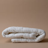 White Quilted Muslin Sham