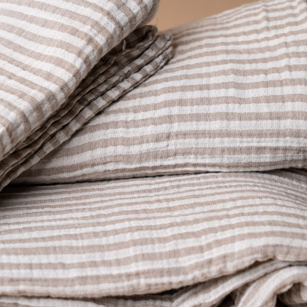 The Pinstripe Cloud Duvet Cover Set by Tuck duvet cover set Tuck Bedding