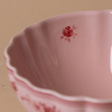 Red & Pink Floral Cereal Bowl dinnerware David Shaw