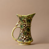 Embossed Stoneware Pitcher