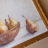 "Watercolour Pears" Framed Vintage Inspired Art Print ARTWORK - print Luxe B Co (Faire)