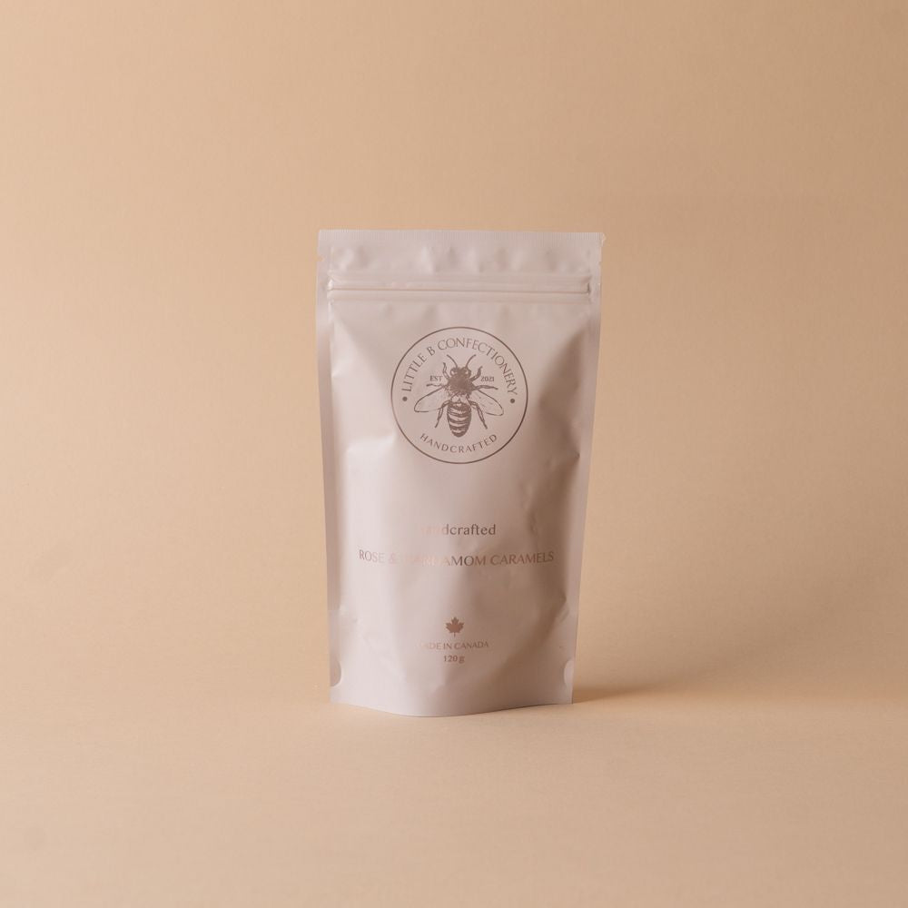 Rose & Cardamom Caramels candy Little b Confectionery