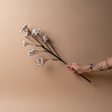 Faux White Berry Twig Spray