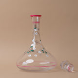 Hand Painted Floral Decanter