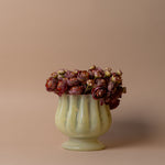 Fluted Pedestal Vase vase Verdant Garden & Home (Faire)