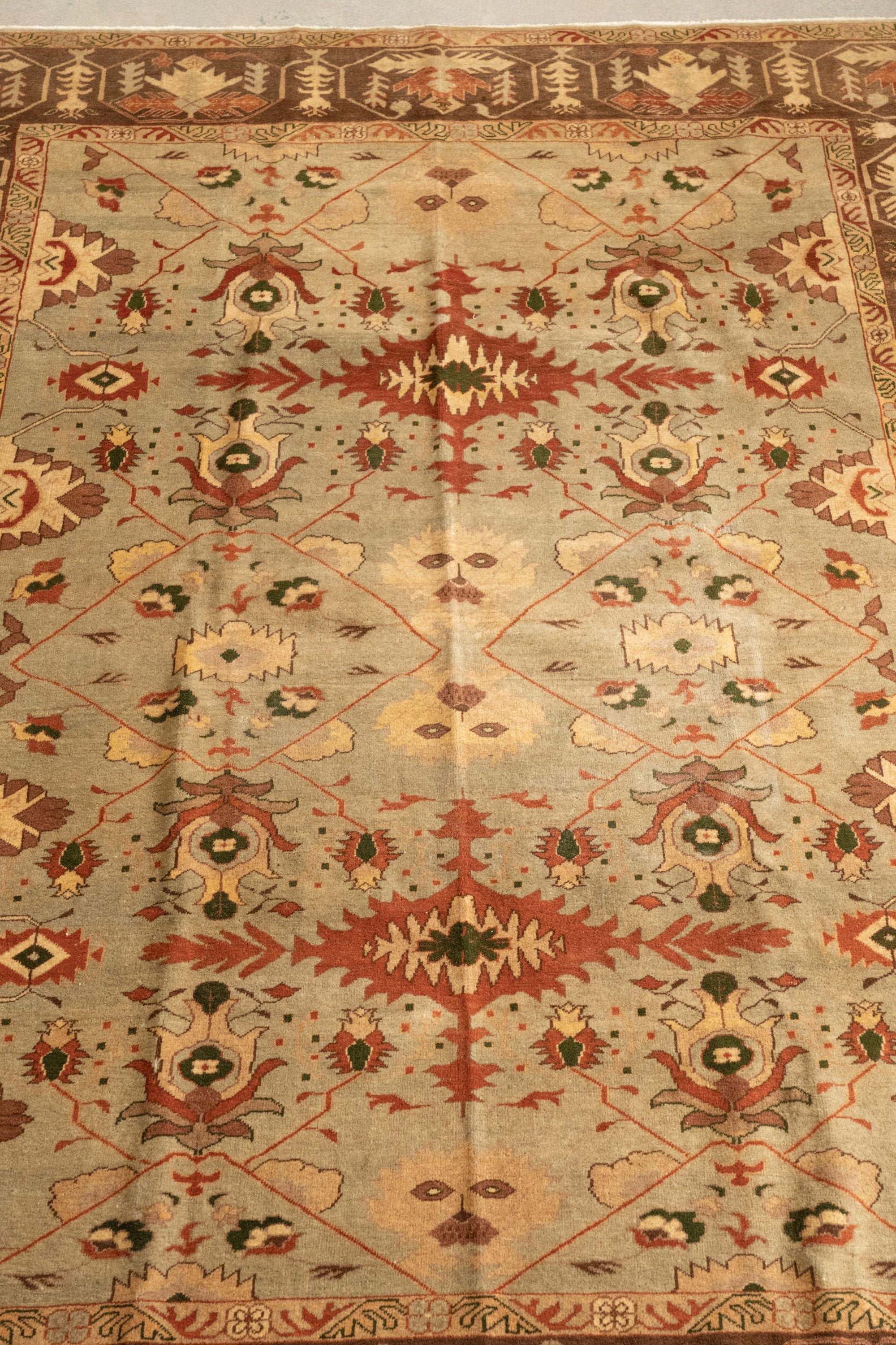 6'6" x 8'3" Vintage Turkish Oushak Rug VINTAGE - rug Rug & Weave Rugs