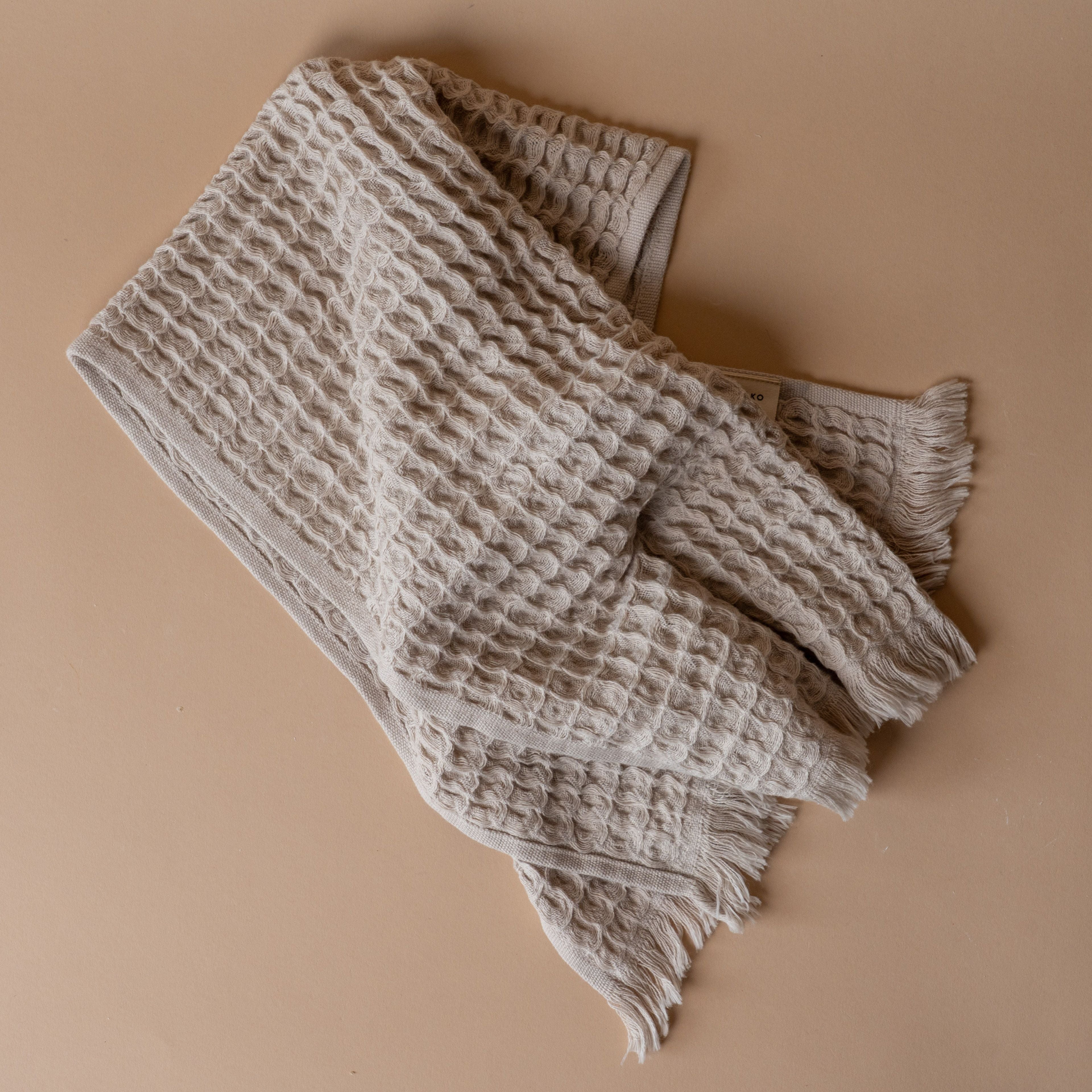 French Waffle Hand Towel hand towel Pokoloko
