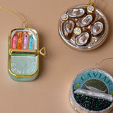 Glass Seafood Ornament
