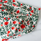 Pomegranate Fleece Throw Blanket - Rug & Weave