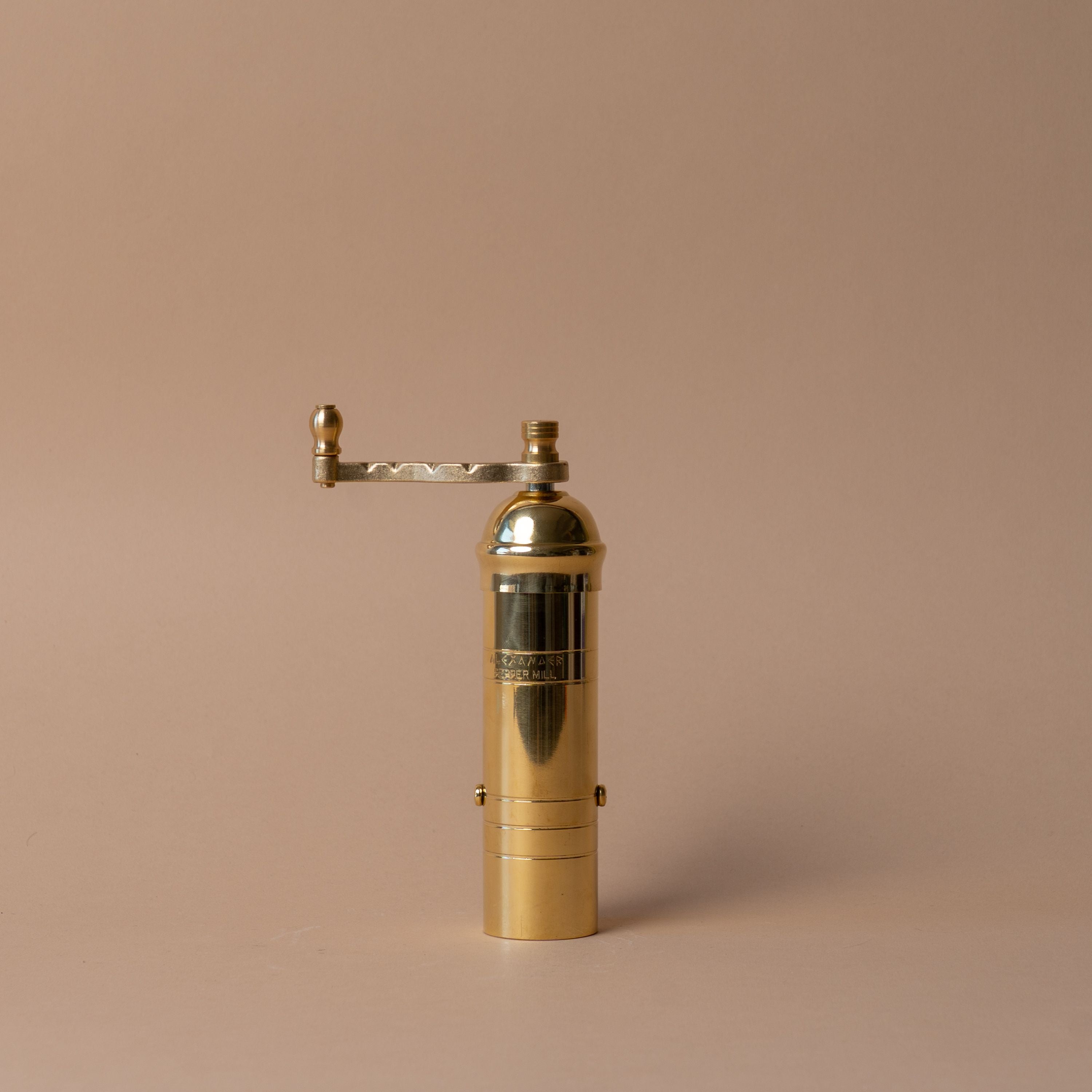 Brass Spice Mill spice grinder Rune-Jakobsen (Faire) Small