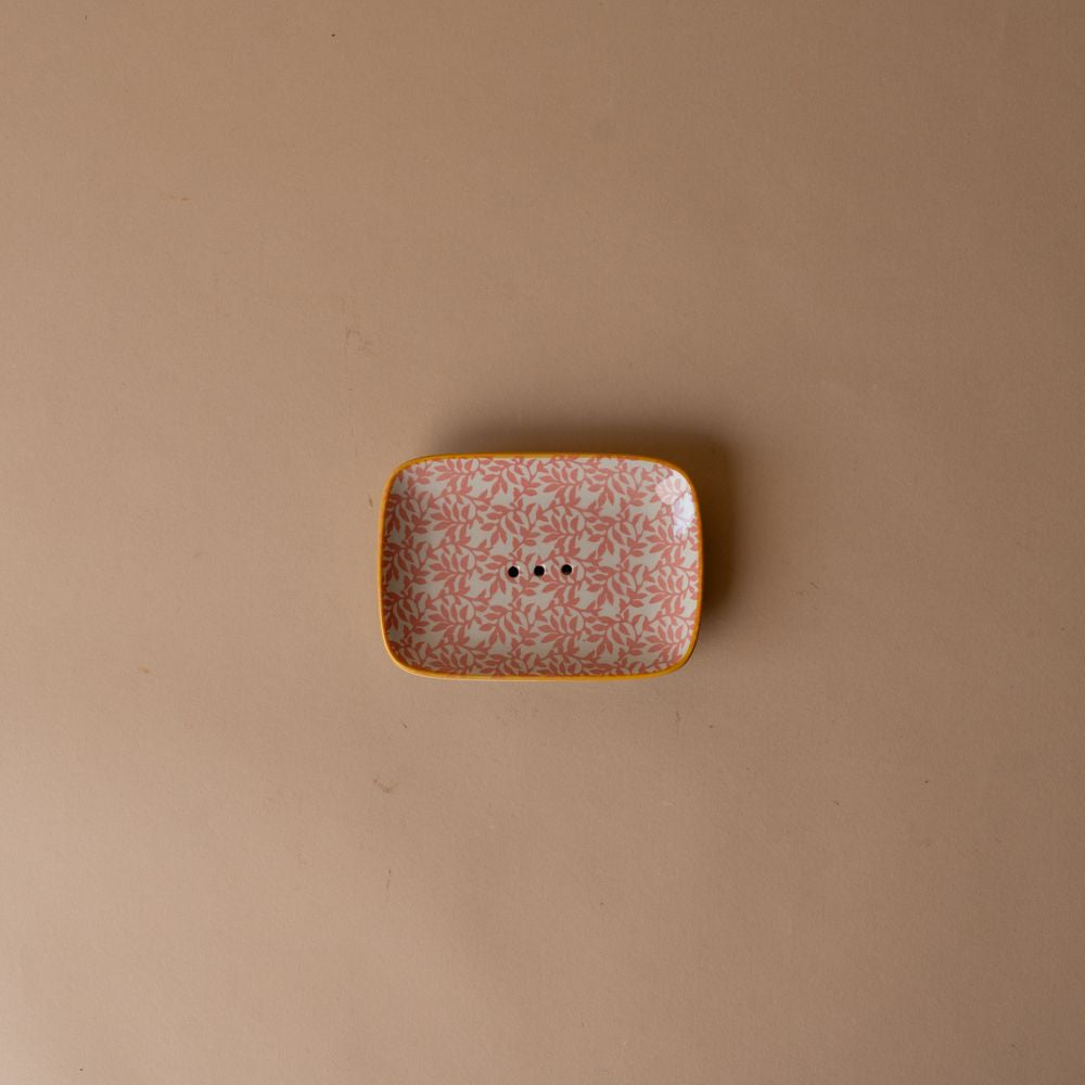 Leaf Stoneware Soap Dish - Rug & Weave