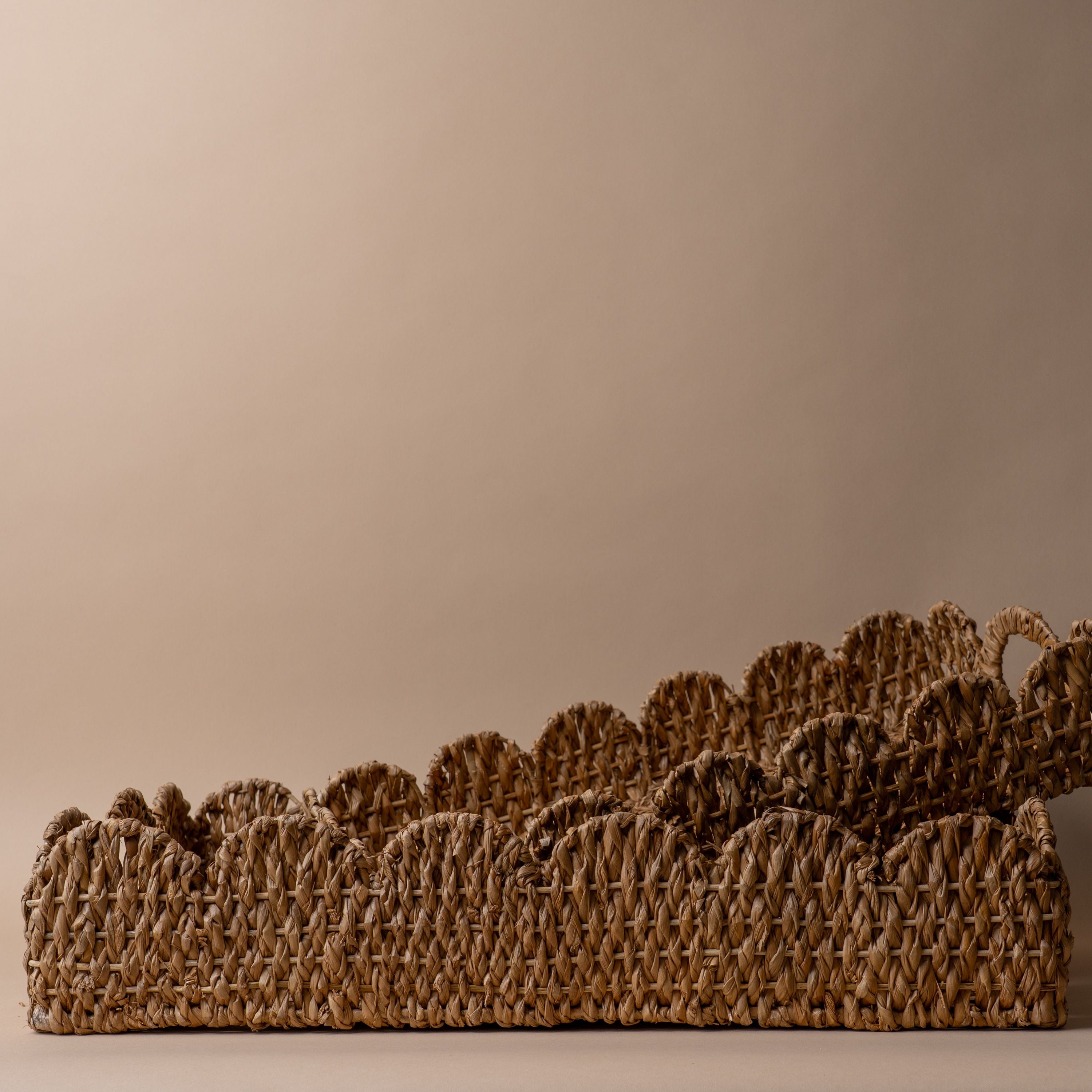 Scalloped Bankuan Trays tray Creative Co-op (DYA)