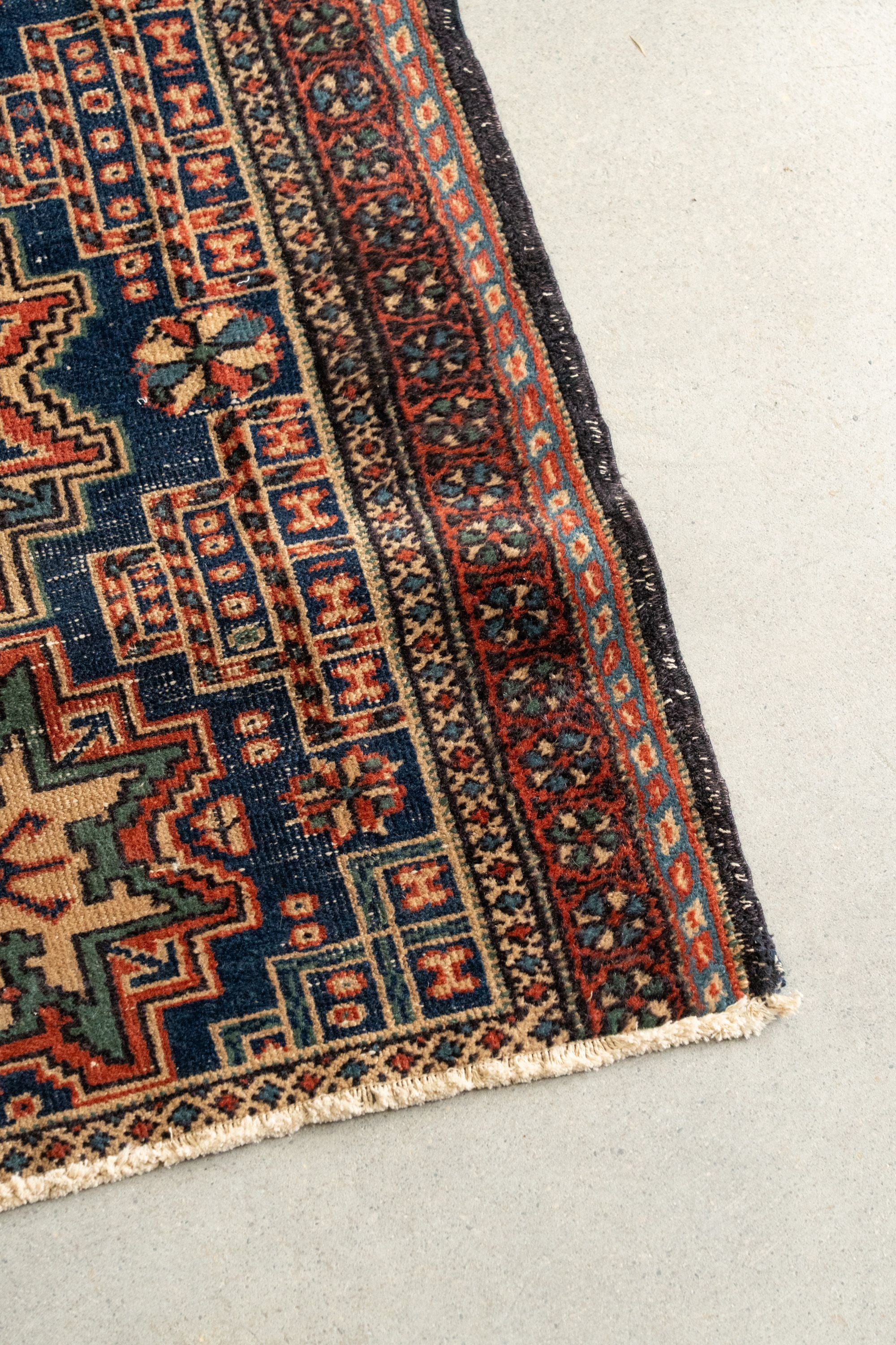 2'8" x 9'8" Vintage Caucasian Rug VINTAGE - rug Rug & Weave Rugs