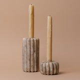 Fluted Marble Candle Holder – view 2