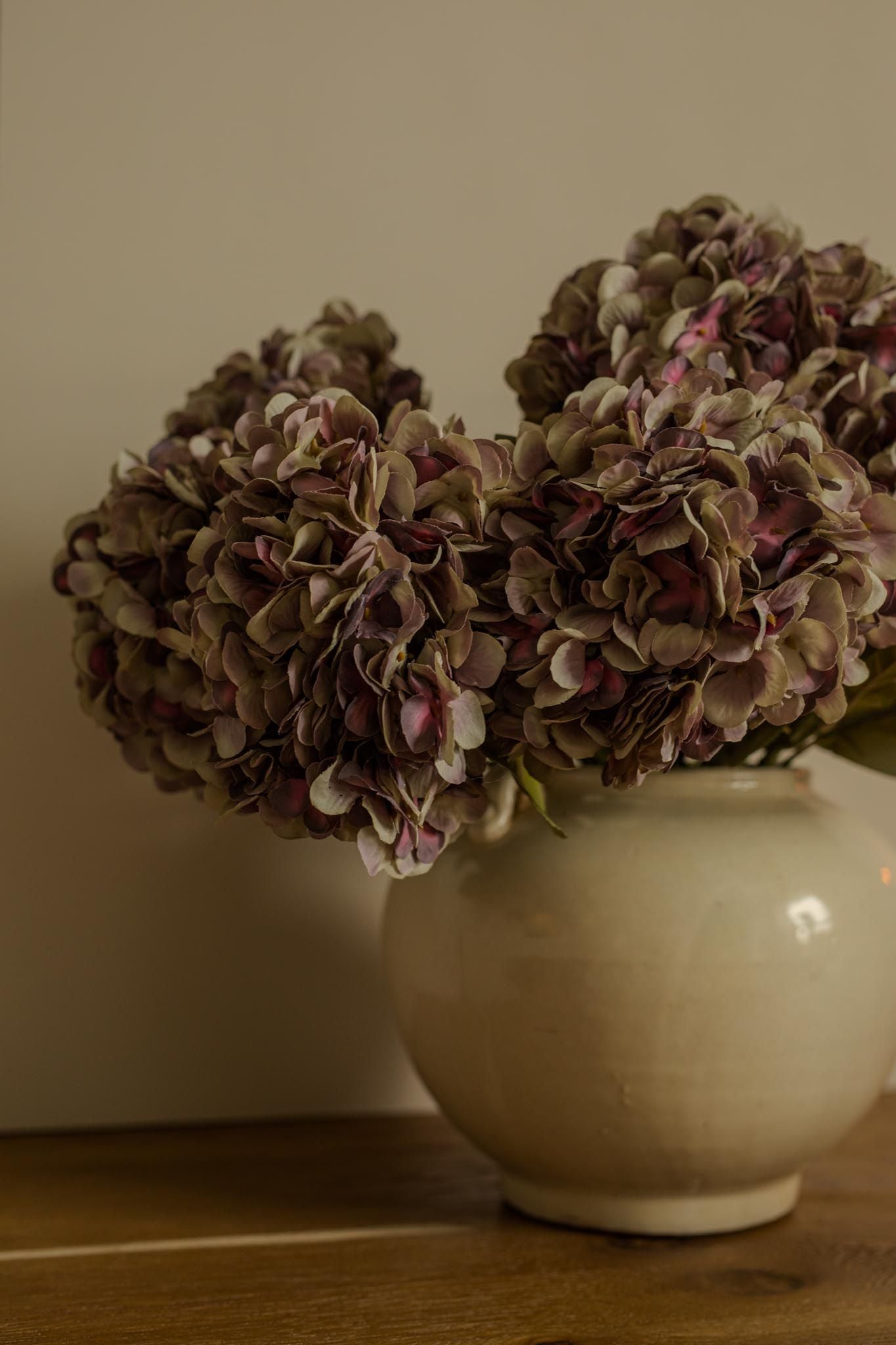 Faux Plum Hydrangea Stem - Rug & Weave