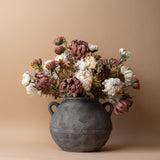Faux Burgundy Dahlia Spray