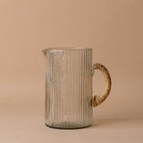 Ribbed Pitcher with Cane Handle pitcher Indaba