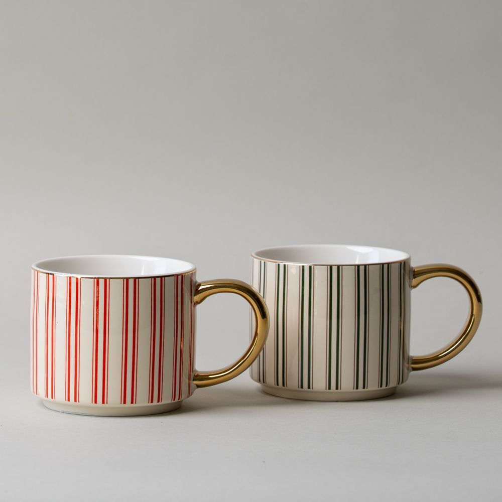 Stripe Holiday Mug CHRISTMAS 2026 Sweet Water Decor (Faire)