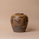 Makou Ginger Jar 0-a-VINTAGE-pot Blue Ocean Traders