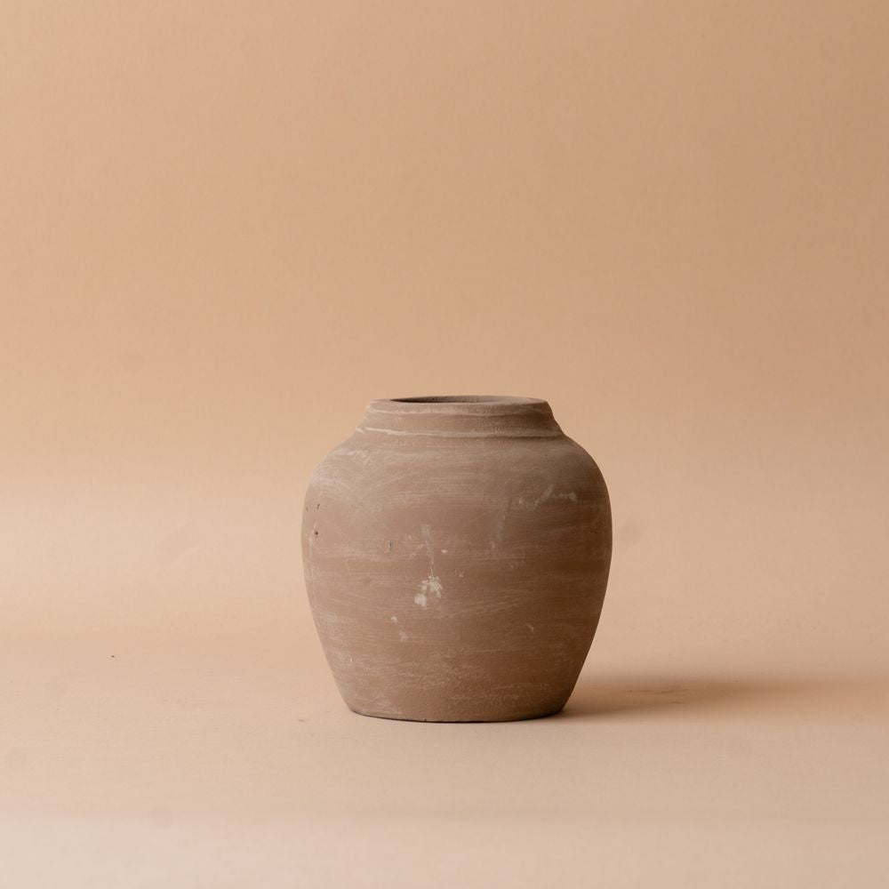 Taupe Terracotta Pot pot Luxe B Co (Faire)
