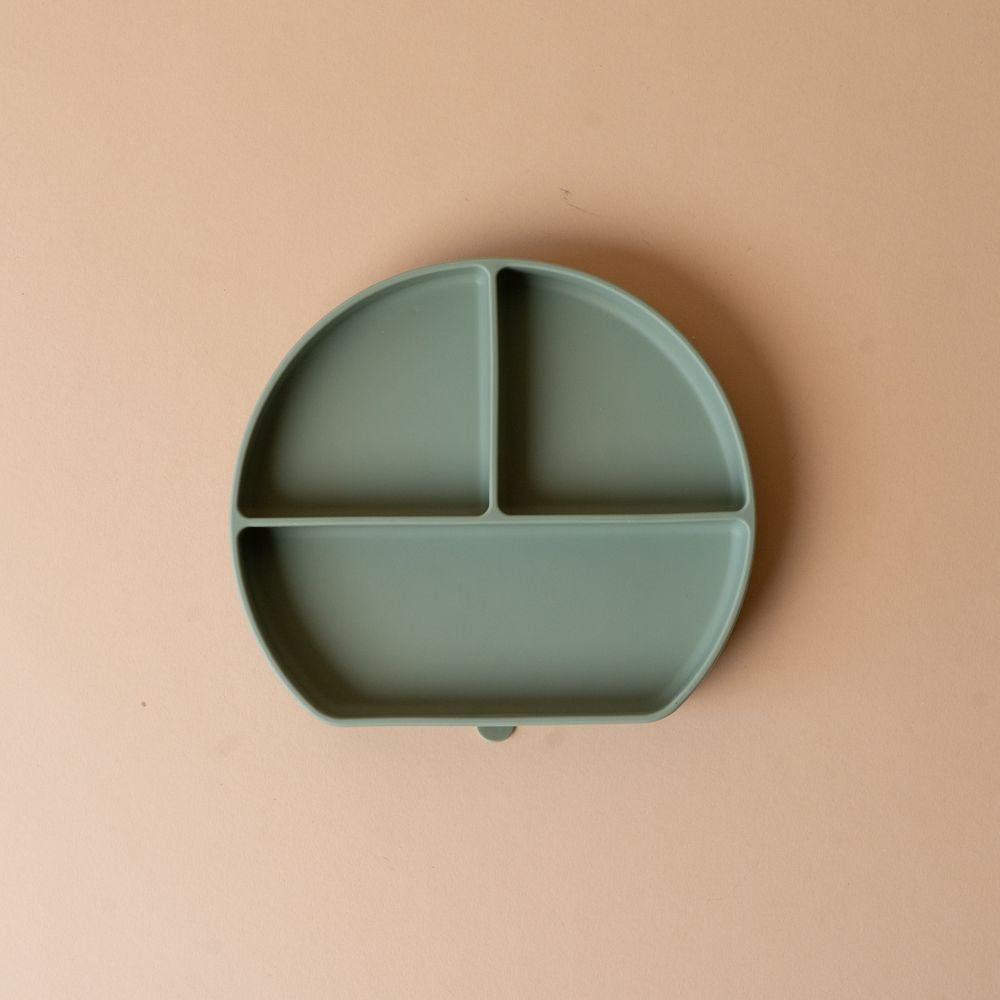Suction Snack Plate FINNBIRD - plate Baby Bliss (Faire) Sage