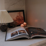 Ceramic Pleated Table Lamp - Bordeaux LIGHTING - table lamp Accents De Ville (ShopZio)
