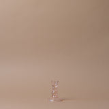 Moulded Glass Candle Holder candle holder Indaba Blush Glass