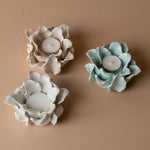 Ceramic Rose Candle Holder candle holder Luxe Lodge (Faire)