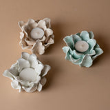 Ceramic Rose Candle Holder candle holder Luxe Lodge (Faire)