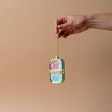 Glass Retro Sardines Tin Ornament