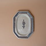 19th Century Antique Hand Painted French Platter 0-VINTAGE - tray Rug and Weave