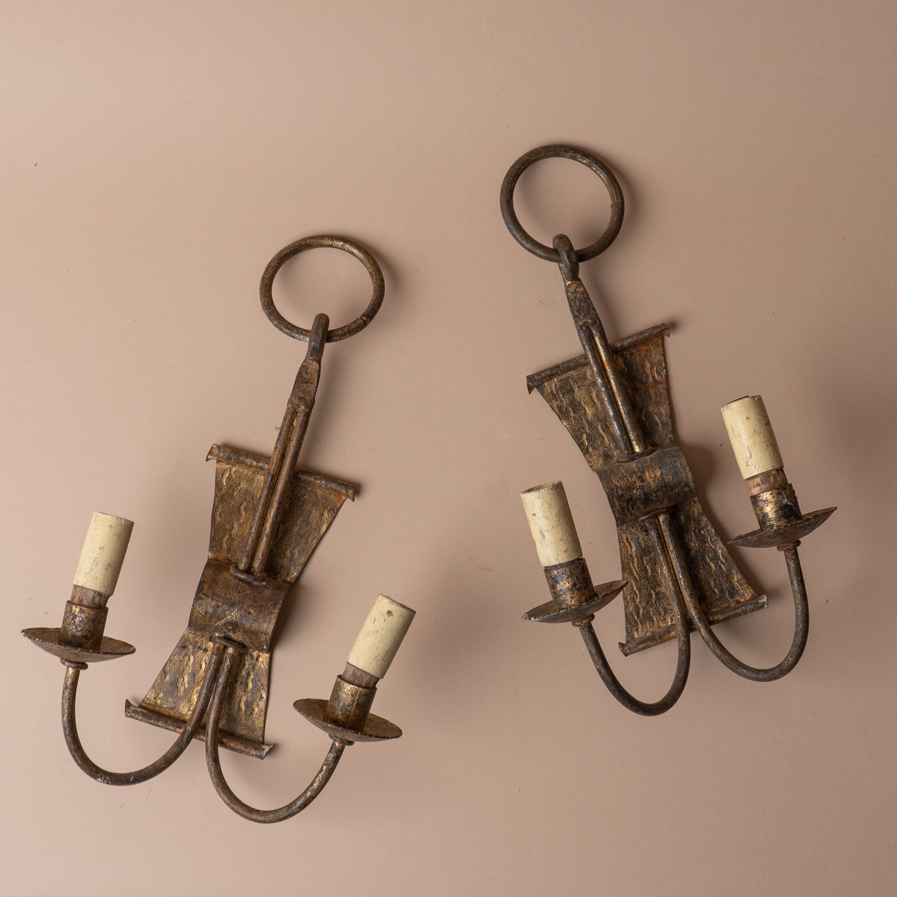 Vintage Wall Sconce 0-VINTAGE-object Hauer Market