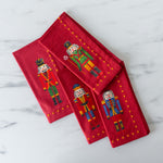 Red Nutcraker Printed Napkin Set - Rug & Weave