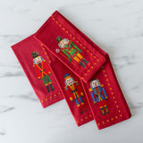 Red Nutcraker Printed Napkin Set - Rug & Weave