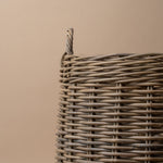 Round Rattan Basket with Handles basket Bacon Basketware (Faire)