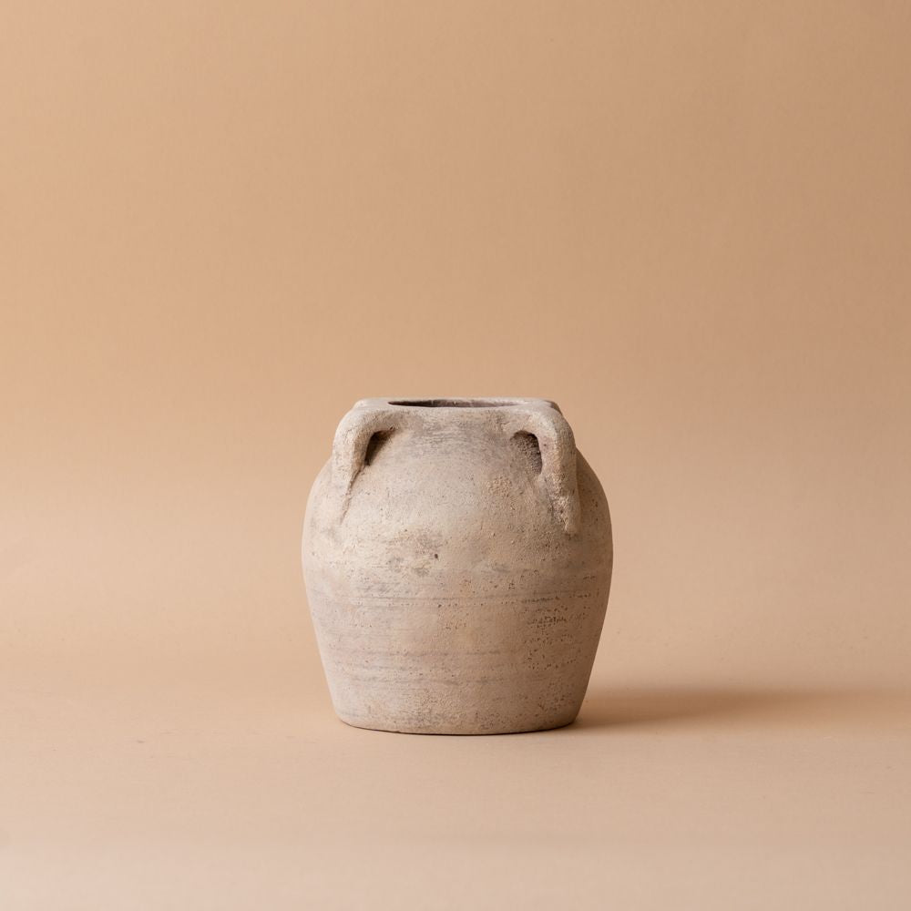 Light Wash Terracotta Pot with Handles pot Luxe B Co (Faire)