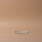 Clear Glass Pillar Candle Plate candle holder Truu Design (Faire)