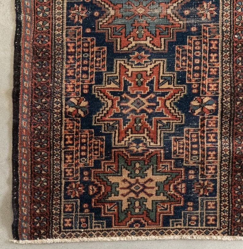2'8" x 9'8" Vintage Caucasian Rug VINTAGE - rug Rug & Weave Rugs