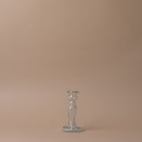 Mauvefarbenes, emailliertes Tablett mit Blumenmuster