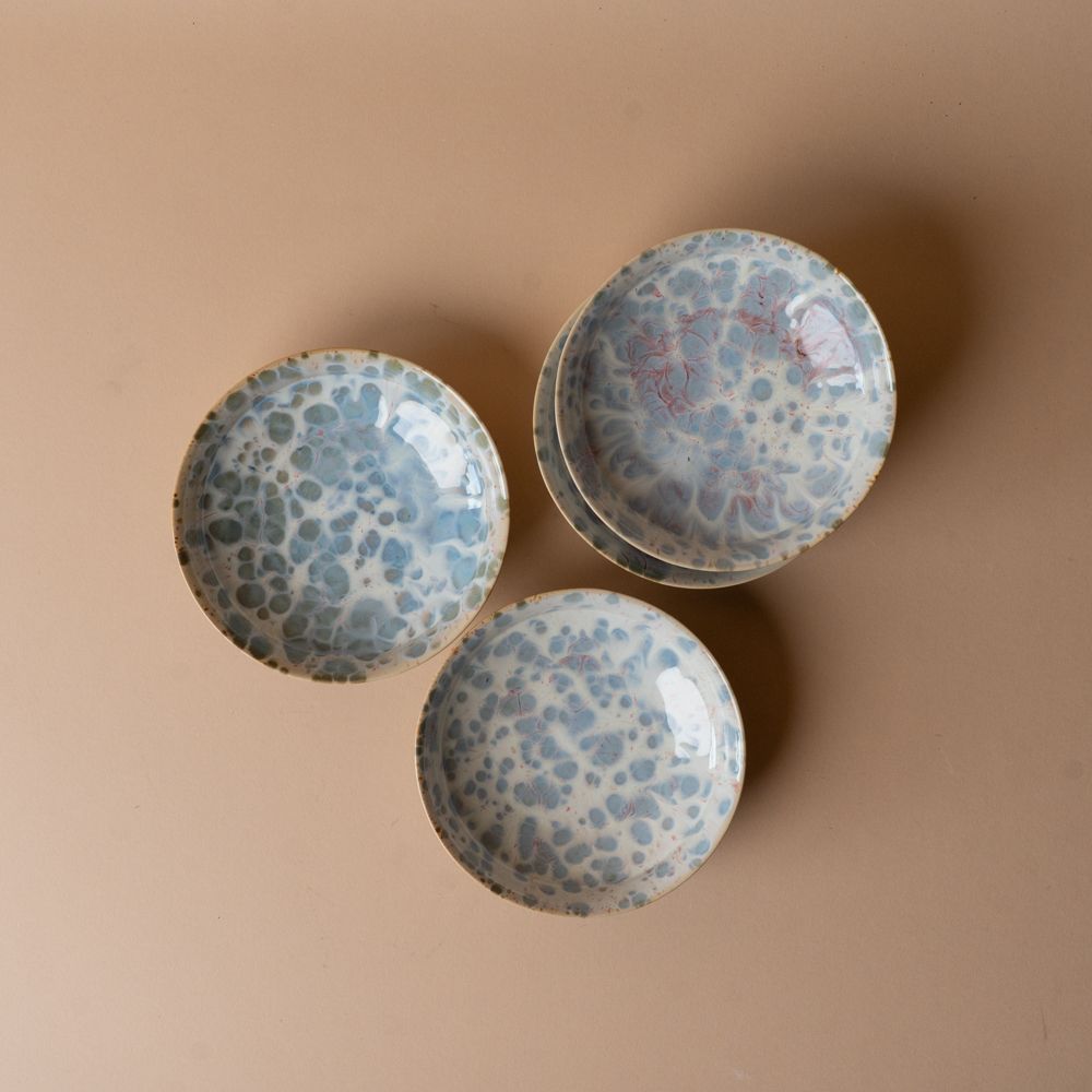 Stoneware Bowl with Blue Reactive Glaze bowl Creative Co-op (DYA)